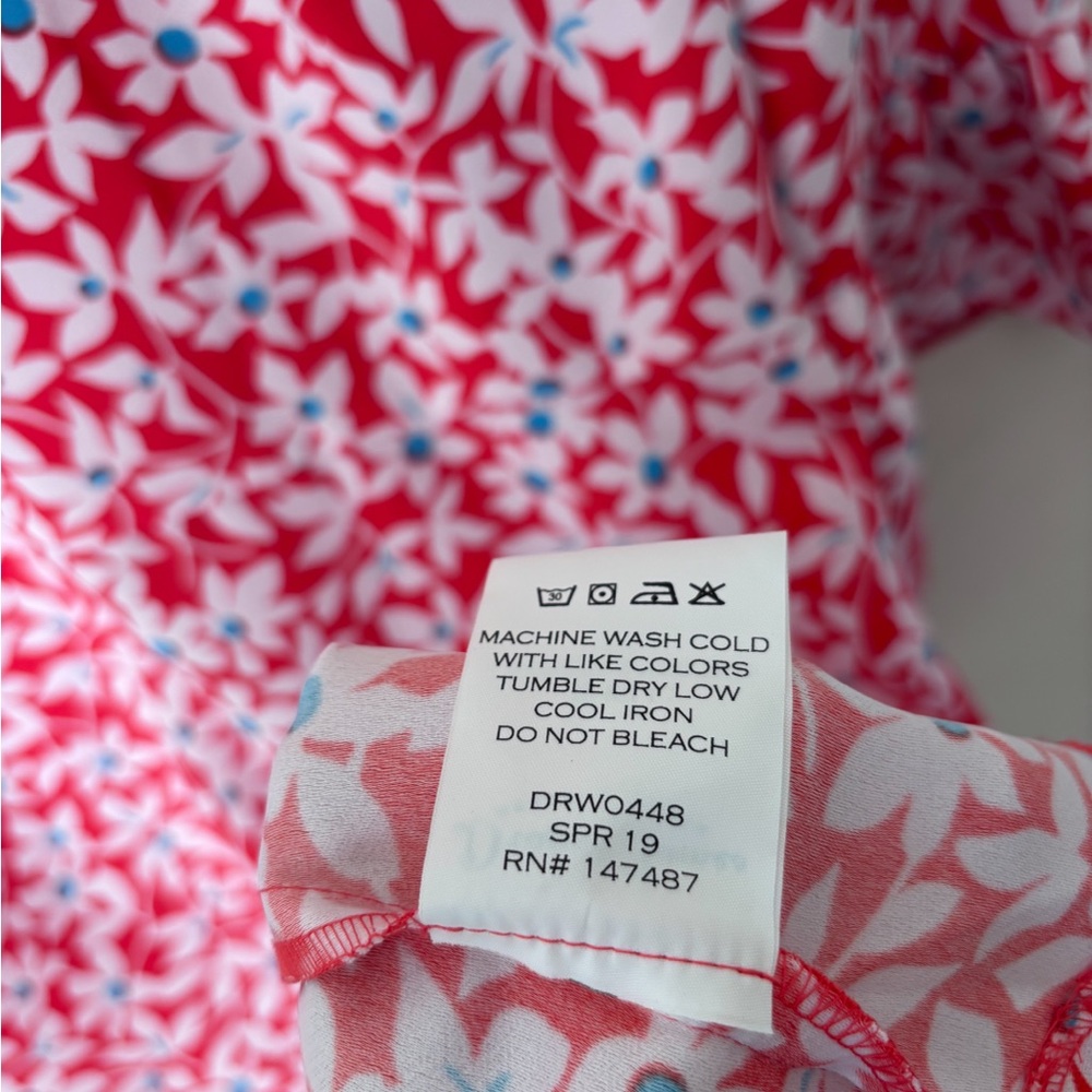 Draper James Floral Shift Dress with Bell-Sleeves - Picture 6 of 7